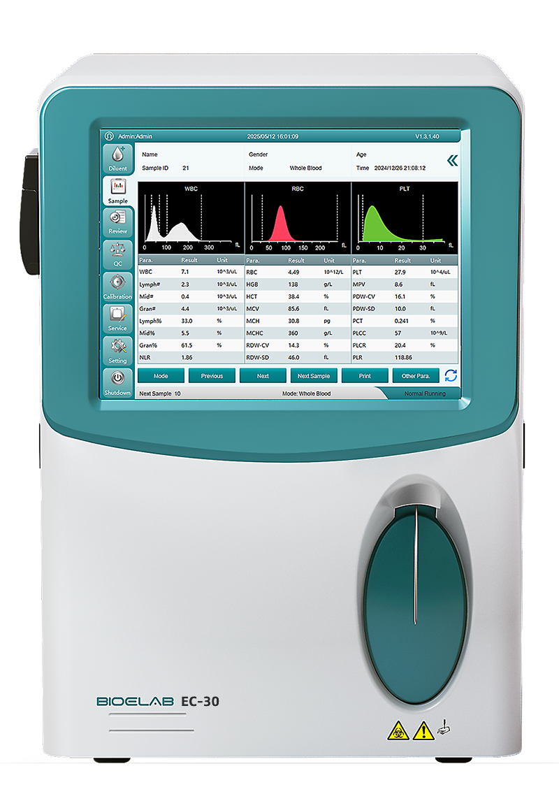 3-Diff Auto Hematology Analyzer
