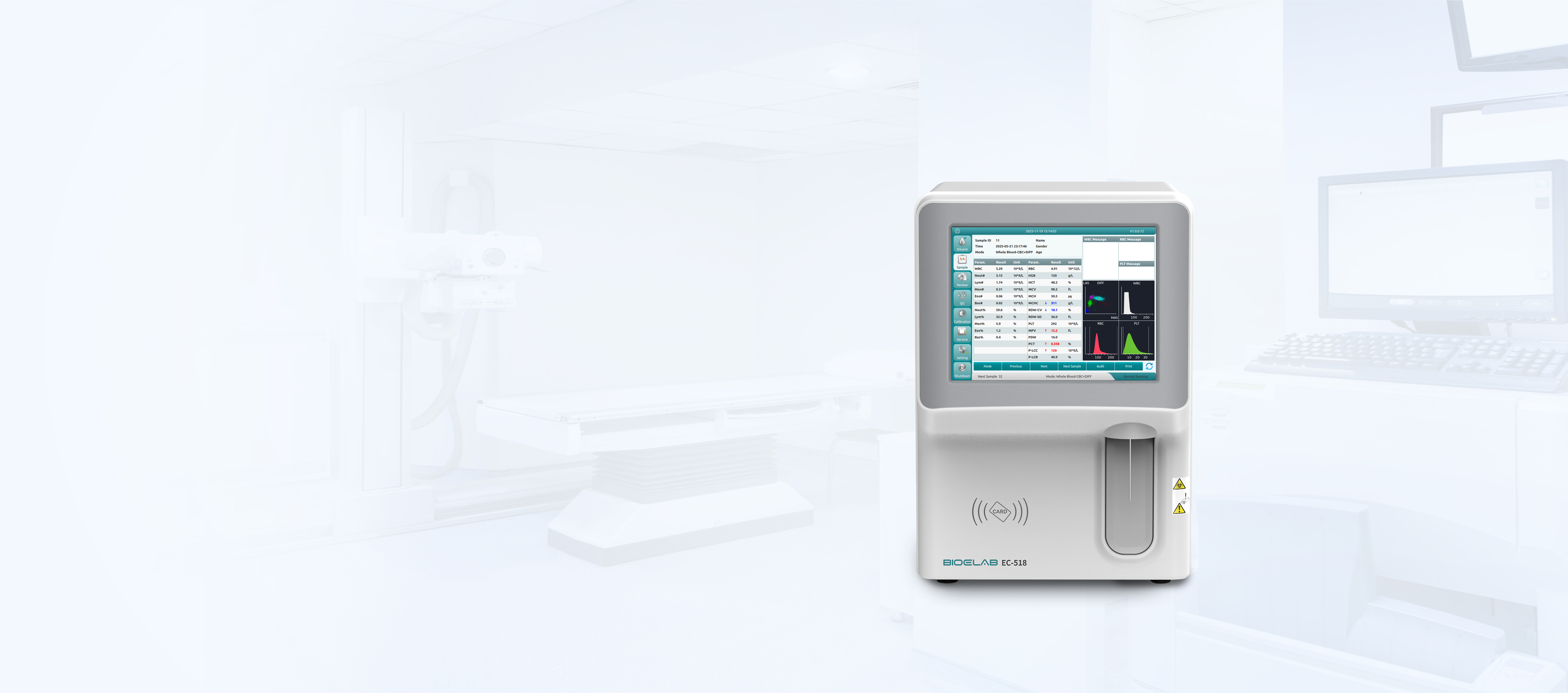 5-Diff Auto Hematology Analyzer